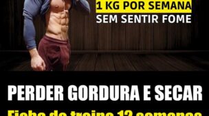 SUMMER SHREDDED Perder Gordura e Secar Ficha de treino 12 semanas